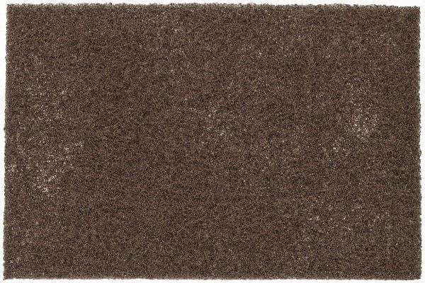 3M - Coarse Grade, Aluminum Oxide Hand Pad - Tan, 6" Wide x 9" Long, Nonwoven - USA Tool & Supply