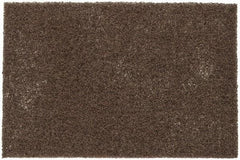 3M - Coarse Grade, Aluminum Oxide Hand Pad - Tan, 6" Wide x 9" Long, Nonwoven - USA Tool & Supply