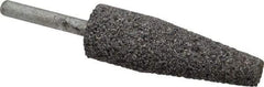Norton - 3/4" Head Diam x 2-1/2" Thickness, A1, Cone End, Zirconia Alumina Mounted Point - Very Coarse Grade, 24 Grit, 20,960 RPM - USA Tool & Supply
