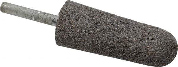 Norton - 1" Head Diam x 2-3/4" Thickness, A3, Tree End, Zirconia Alumina Mounted Point - Very Coarse Grade, 24 Grit, 15,530 RPM - USA Tool & Supply