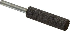 Norton - 7/8" Head Diam x 2" Thickness, A11, Pointed Tree End, Mounted Point - Medium Grade, 80 Grit, 25,420 RPM - USA Tool & Supply