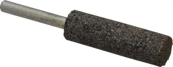 Norton - 5/8" Head Diam x 2" Thickness, W197, Cylinder End, Zirconia Alumina Mounted Point - Very Coarse Grade, 24 Grit, 24,550 RPM - USA Tool & Supply
