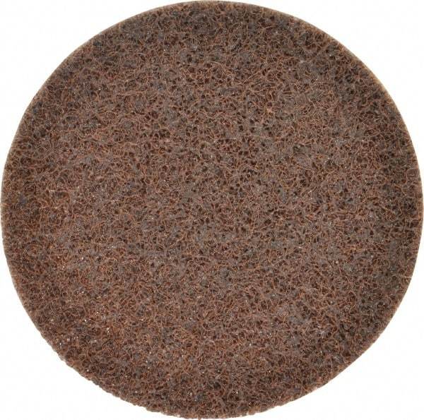 3M - 4-1/2" Diam, Aluminum Oxide Hook & Loop Disc - Coarse Grade, Nonwoven, Series SC-DH - USA Tool & Supply