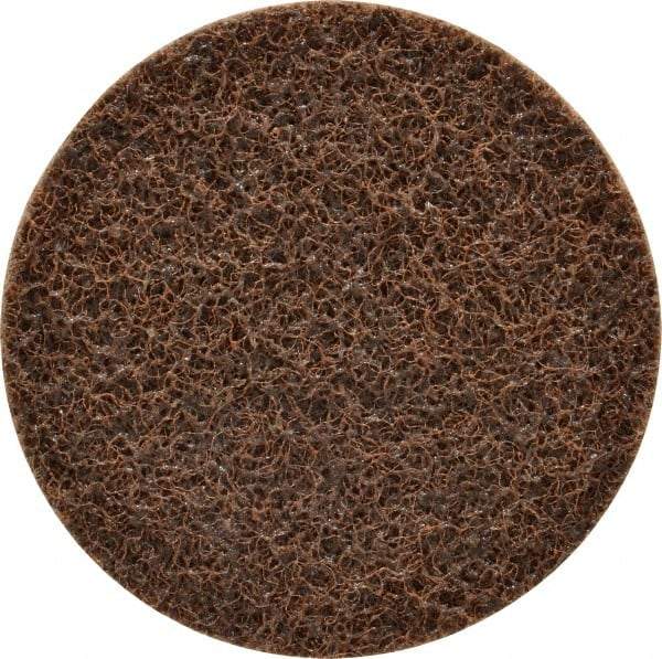 3M - 4" Diam, Aluminum Oxide Hook & Loop Disc - Coarse Grade, Nonwoven, Series SC-DH - USA Tool & Supply