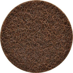 3M - 4" Diam, Aluminum Oxide Hook & Loop Disc - Coarse Grade, Nonwoven, Series SC-DH - USA Tool & Supply