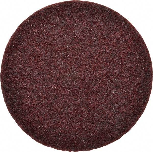 3M - 4-1/2" Diam, Aluminum Oxide Hook & Loop Disc - Medium Grade, Nonwoven, Series SC-DH - USA Tool & Supply