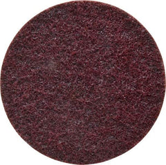 3M - 4" Diam, Aluminum Oxide Hook & Loop Disc - Medium Grade, Nonwoven, Series SC-DH - USA Tool & Supply