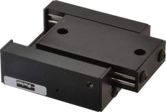 Parker - 40 Lb. Capacity, 10-32 Mount Hole, 1" Travel, Ball Bearing Slide Table - Single Axis, 12 Mounting Holes, 2.62" Long x 2.62" Wide x 1" High - USA Tool & Supply