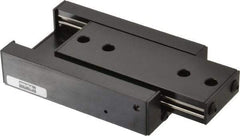 Parker - 88 Lb. Capacity, 10-32 Mount Hole, 2" Travel, Ball Bearing Slide Table - Single Axis, 8 Mounting Holes, 4" Long x 2.62" Wide x 1" High - USA Tool & Supply