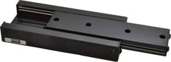Parker - 122 Lb. Capacity, 10-32 Mount Hole, 4" Travel, Ball Bearing Slide Table - Single Axis, 12 Mounting Holes, 6" Long x 2.62" Wide x 1" High - USA Tool & Supply