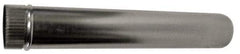 Made in USA - 3" ID, Galvanized Round Pipe - 24" Long, 26 Gage - USA Tool & Supply