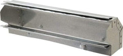 Made in USA - 2-1/4" ID Galvanized Duct Shortway 90° Stack El - 12" Long, Standard Gage, 35 Piece - USA Tool & Supply