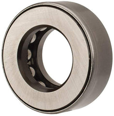 INA Bearing - 1-1/16" Inside x 1.969" Outside Diam, 3/4" Thick, Steel Ball Thrust Bearing - 15,100 Lbs. Static Capacity, 8,500 Max Pressure x Velocity - USA Tool & Supply