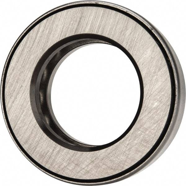 INA Bearing - 1-3/16" Inside x 2-3/32" Outside Diam, 5/8" Thick, Steel Ball Thrust Bearing - 14,000 Lbs. Static Capacity, 6,900 Max Pressure x Velocity - USA Tool & Supply