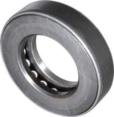 INA Bearing - 1-3/8" Inside x 2-15/32" Outside Diam, 5/8" Thick, Steel Ball Thrust Bearing - 16,600 Lbs. Static Capacity, 7,300 Max Pressure x Velocity - USA Tool & Supply