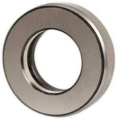 INA Bearing - 1-5/8" Inside x 2.969" Outside Diam, 13/16" Thick, Steel Ball Thrust Bearing - 25,000 Lbs. Static Capacity, 10,300 Max Pressure x Velocity - USA Tool & Supply