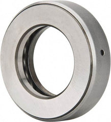 INA Bearing - 1-7/8" Inside x 3-7/32" Outside Diam, 13/16" Thick, Steel Ball Thrust Bearing - 27,500 Lbs. Static Capacity, 10,800 Max Pressure x Velocity - USA Tool & Supply