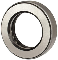 INA Bearing - 2-1/16" Inside x 3-11/32" Outside Diam, 13/16" Thick, Steel Ball Thrust Bearing - 29,000 Lbs. Static Capacity, 10,800 Max Pressure x Velocity - USA Tool & Supply