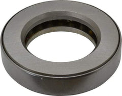 INA Bearing - 2-1/8" Inside x 3-19/32" Outside Diam, 13/16" Thick, Steel Ball Thrust Bearing - 30,000 Lbs. Static Capacity, 11,100 Max Pressure x Velocity - USA Tool & Supply