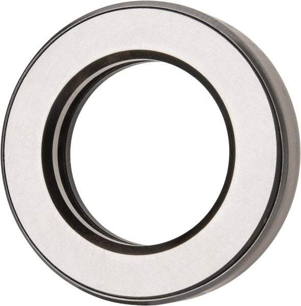 INA Bearing - 2-3/16" Inside x 3-19/32" Outside Diam, 13/16" Thick, Steel Ball Thrust Bearing - 30,000 Lbs. Static Capacity, 11,100 Max Pressure x Velocity - USA Tool & Supply