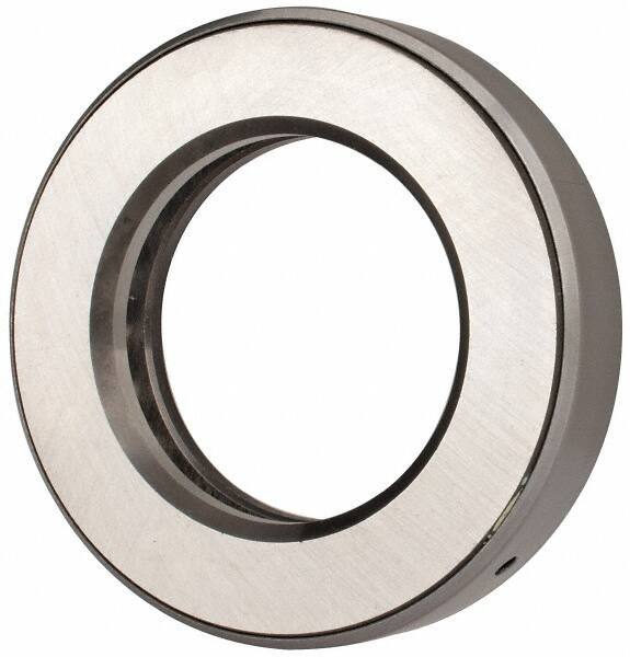 INA Bearing - 2-1/4" Inside x 3-23/32" Outside Diam, 13/16" Thick, Steel Ball Thrust Bearing - 31,500 Lbs. Static Capacity, 11,200 Max Pressure x Velocity - USA Tool & Supply