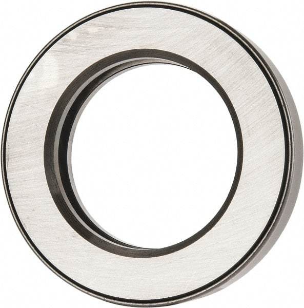 INA Bearing - 2-3/8" Inside x 3-27/32" Outside Diam, 13/16" Thick, Steel Ball Thrust Bearing - 32,500 Lbs. Static Capacity, 11,500 Max Pressure x Velocity - USA Tool & Supply