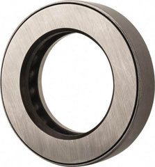 INA Bearing - 2-3/4" Inside x 4-15/32" Outside Diam, 1" Thick, Steel Ball Thrust Bearing - 51,000 Lbs. Static Capacity, 18,200 Max Pressure x Velocity - USA Tool & Supply