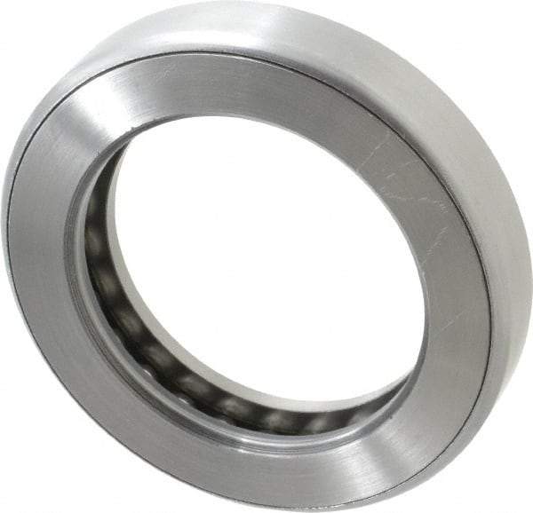 INA Bearing - 3-1/2" Inside x 5-7/32" Outside Diam, 1" Thick, Steel Ball Thrust Bearing - 60,000 Lbs. Static Capacity, 19,200 Max Pressure x Velocity - USA Tool & Supply