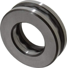 INA Bearing - 1-1/16" Inside x 1.969" Outside Diam, 5/8" Thick, Steel Ball Thrust Bearing - 6,700 Lbs. Static Capacity, 3,650 Max Pressure x Velocity - USA Tool & Supply