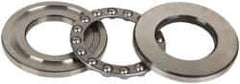 INA Bearing - 1-5/8" Inside x 2.969" Outside Diam, 13/16" Thick, Steel Ball Thrust Bearing - 14,000 Lbs. Static Capacity, 6,100 Max Pressure x Velocity - USA Tool & Supply