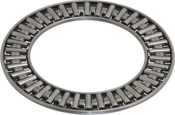 INA Bearing - 1-1/4" Inside x 1-15/16" Outside Diam, 0.078" Thick, Steel Needle Cage Thrust Bearing - USA Tool & Supply