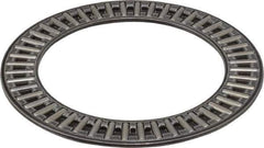 INA Bearing - 1-3/4" Inside x 2-1/2" Outside Diam, 0.078" Thick, Steel Needle Cage Thrust Bearing - USA Tool & Supply