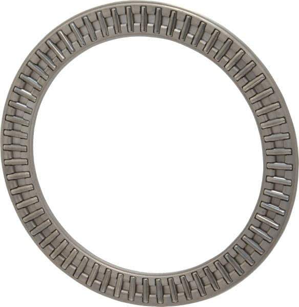 INA Bearing - 2-1/2" Inside x 3-1/4" Outside Diam, 0.078" Thick, Steel Needle Cage Thrust Bearing - USA Tool & Supply