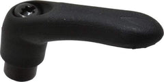 Gibraltar - 1/4-20, 0.39" Hub Diam, Thermoplastic Elastomer Adjustable Clamping Handle - USA Tool & Supply