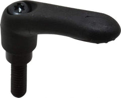 Gibraltar - 1/4-20, 0.39" Hub Diam, Thermoplastic Elastomer Adjustable Clamping Handle - 0.78" Stud Length - USA Tool & Supply
