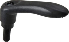 Gibraltar - 5/16-18, 0.53" Hub Diam, Thermoplastic Elastomer Adjustable Clamping Handle - 0.78" Stud Length - USA Tool & Supply