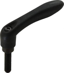 Gibraltar - 5/16-18, 0.53" Hub Diam, Thermoplastic Elastomer Adjustable Clamping Handle - 1.18" Stud Length - USA Tool & Supply