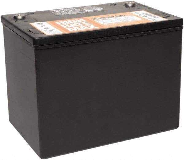 Tripp-Lite - Lead-Acid, Screw Terminal, 12 Volt, 75 Amp, Lead Rechargeable Battery - 1/4" Hole Diam, 10.27" Wide x 8" High x 6.83" Deep - USA Tool & Supply