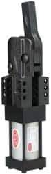 De-Sta-Co - 5,000 Lb Inner Hold Capacity, Vert Mount, Air Power Hold-Down Toggle Clamp - 3/8 NPT Port, 180° Bar Opening - USA Tool & Supply