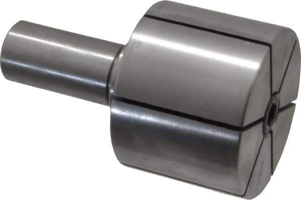 Dunham - 3/4 to 2" Grip, 2" Face Diam, 1-1/2" Body Length, Ledloy, Expanding Lathe Mandrel - Straight Shank, 3/4" Shank Diam - USA Tool & Supply