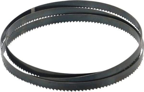 Starrett - 6 TPI, 5' 4-1/2" Long x 1/2" Wide x 0.025" Thick, Welded Band Saw Blade - Carbon Steel, Toothed Edge, Raker Tooth Set, Flexible Back, Contour Cutting - USA Tool & Supply