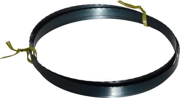 Starrett - 24 TPI, 5' 4-1/2" Long x 1/2" Wide x 0.025" Thick, Welded Band Saw Blade - Carbon Steel, Toothed Edge, Wavy Tooth Set, Flexible Back, Contour Cutting - USA Tool & Supply