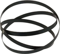 Starrett - 14 TPI, 5' Long x 1/2" Wide x 0.025" Thick, Welded Band Saw Blade - Carbon Steel, Toothed Edge, Raker Tooth Set, Flexible Back, Contour Cutting - USA Tool & Supply