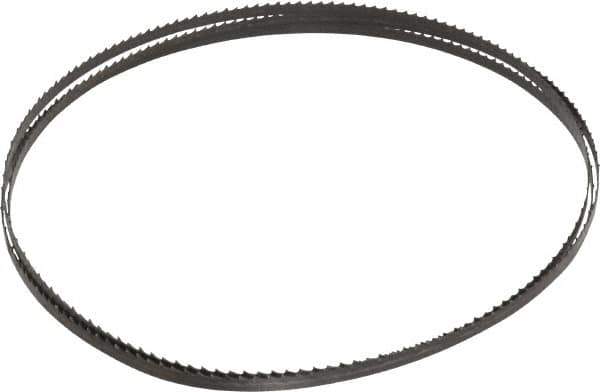 Starrett - 6 TPI, 6' 8" Long x 1/4" Wide x 0.025" Thick, Welded Band Saw Blade - Carbon Steel, Toothed Edge, Raker Tooth Set, Flexible Back, Contour Cutting - USA Tool & Supply