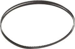 Starrett - 6 TPI, 6' 8" Long x 1/4" Wide x 0.025" Thick, Welded Band Saw Blade - Carbon Steel, Toothed Edge, Raker Tooth Set, Flexible Back, Contour Cutting - USA Tool & Supply