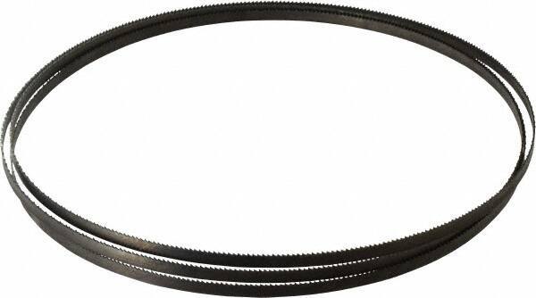 Starrett - 14 TPI, 6' 8" Long x 1/4" Wide x 0.025" Thick, Welded Band Saw Blade - Carbon Steel, Toothed Edge, Raker Tooth Set, Flexible Back, Contour Cutting - USA Tool & Supply