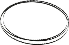 Starrett - 4 TPI, 7' 9-1/2" Long x 1/4" Wide x 0.025" Thick, Welded Band Saw Blade - Carbon Steel, Toothed Edge, Raker Tooth Set, Flexible Back, Contour Cutting - USA Tool & Supply