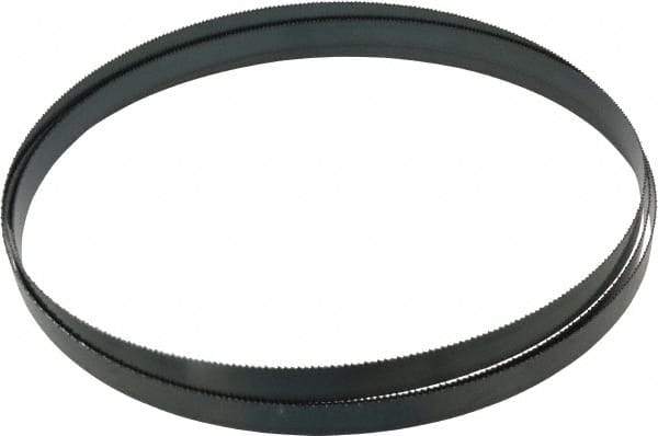 Starrett - 10 TPI, 9' 6" Long x 3/4" Wide x 0.032" Thick, Welded Band Saw Blade - Carbon Steel, Toothed Edge, Raker Tooth Set, Flexible Back, Contour Cutting - USA Tool & Supply