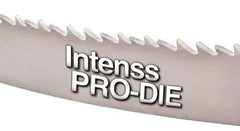 Starrett - 10 to 14 TPI, 16' Long x 1/2" Wide x 0.025" Thick, Welded Band Saw Blade - Bi-Metal, Toothed Edge, Raker Tooth Set, Contour Cutting - USA Tool & Supply