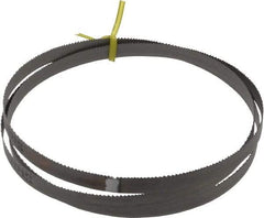 Starrett - 10 to 14 TPI, 5' 4-1/2" Long x 1/2" Wide x 0.025" Thick, Welded Band Saw Blade - Bi-Metal, Toothed Edge, Raker Tooth Set, Contour Cutting - USA Tool & Supply